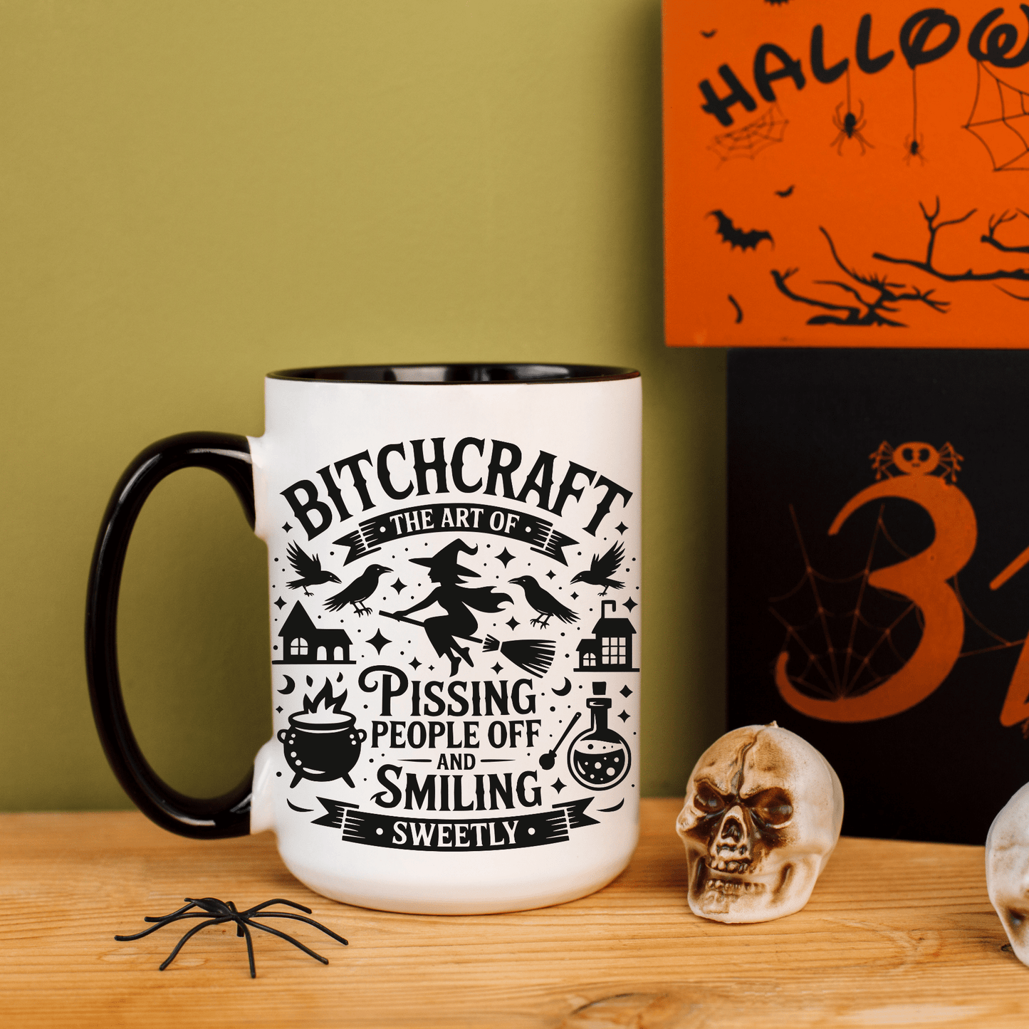 Halloween Witch Mug - Starry Skies Austin