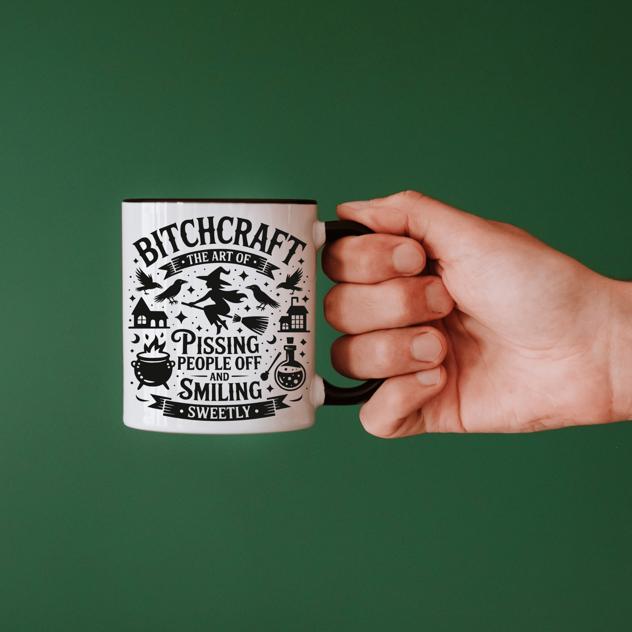 Halloween Witch Mug - Starry Skies Austin