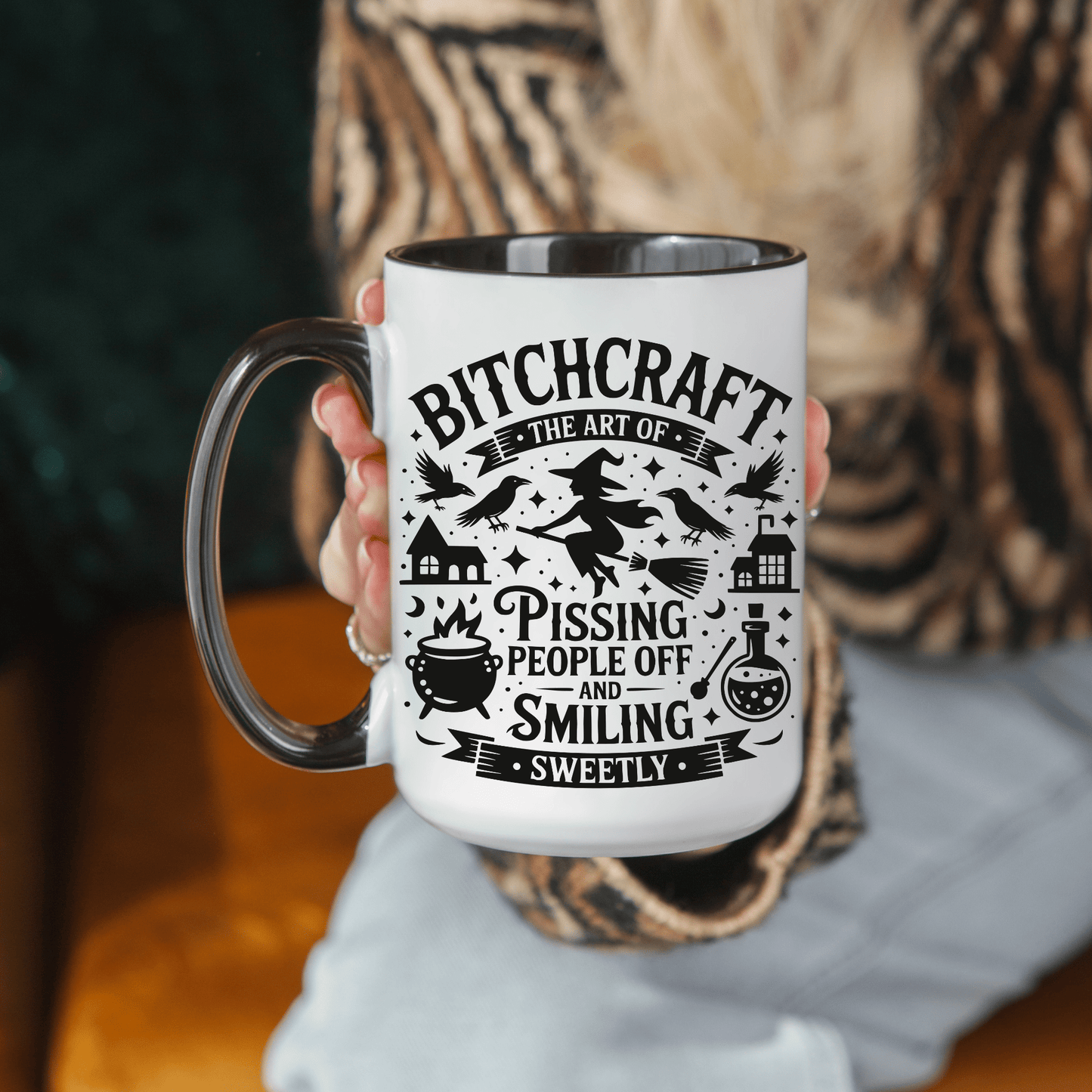 Halloween Witch Mug - Starry Skies Austin