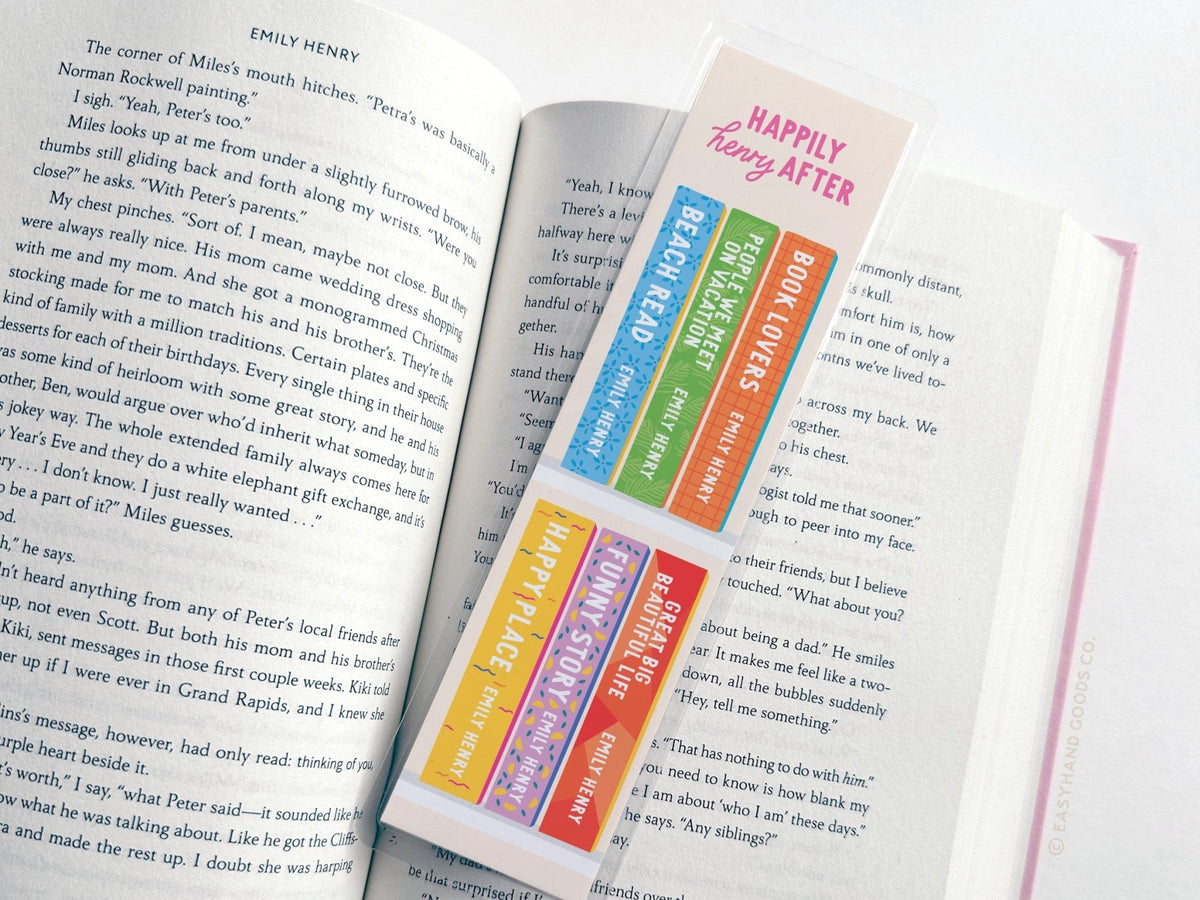 Happily Henry After Laminated Bookmark - Starry Skies Austin