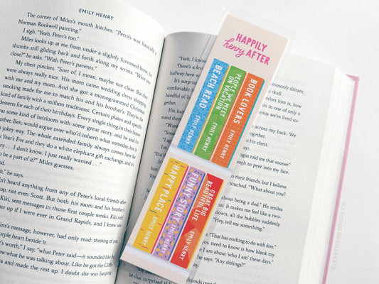 Happily Henry After Laminated Bookmark - Starry Skies Austin
