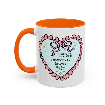 Happy to Talk About Enemies to Lovers All Day Long Coffee Mug - Starry Skies Austin