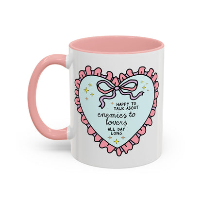 Happy to Talk About Enemies to Lovers All Day Long Coffee Mug - Starry Skies Austin