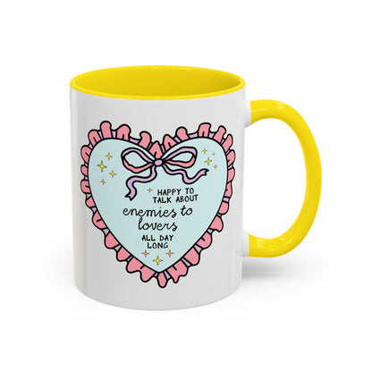 Happy to Talk About Enemies to Lovers All Day Long Coffee Mug - Starry Skies Austin