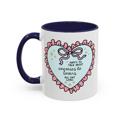 Happy to Talk About Enemies to Lovers All Day Long Coffee Mug - Starry Skies Austin