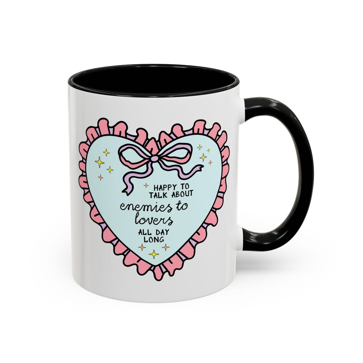 Happy to Talk About Enemies to Lovers All Day Long Coffee Mug - Starry Skies Austin