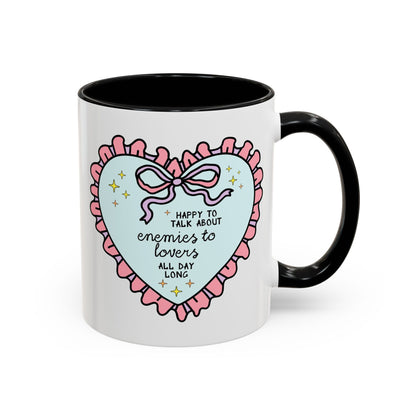 Happy to Talk About Enemies to Lovers All Day Long Coffee Mug - Starry Skies Austin