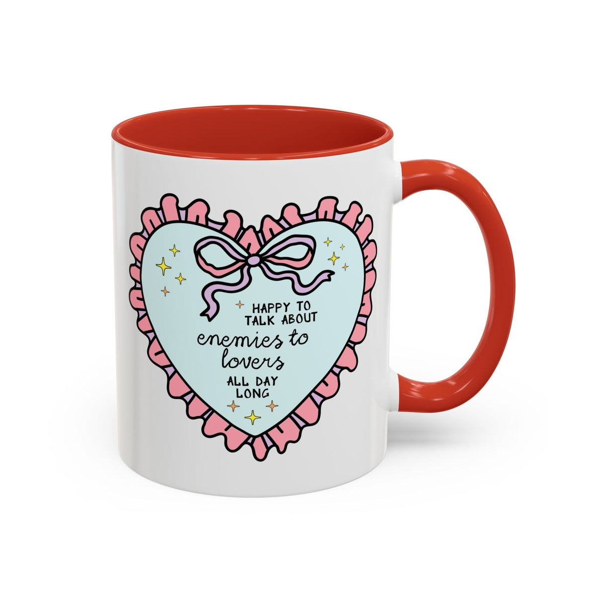 Happy to Talk About Enemies to Lovers All Day Long Coffee Mug - Starry Skies Austin