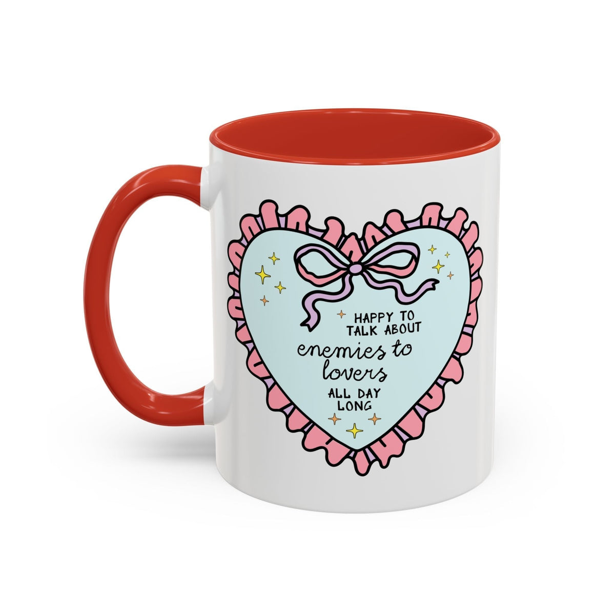Happy to Talk About Enemies to Lovers All Day Long Coffee Mug - Starry Skies Austin