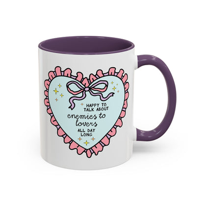 Happy to Talk About Enemies to Lovers All Day Long Coffee Mug - Starry Skies Austin