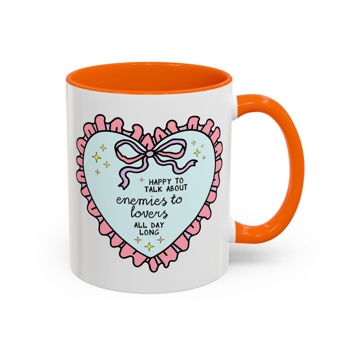 Happy to Talk About Enemies to Lovers All Day Long Coffee Mug - Starry Skies Austin