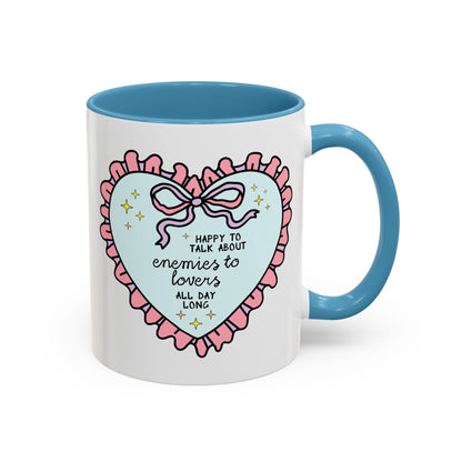 Happy to Talk About Enemies to Lovers All Day Long Coffee Mug - Starry Skies Austin