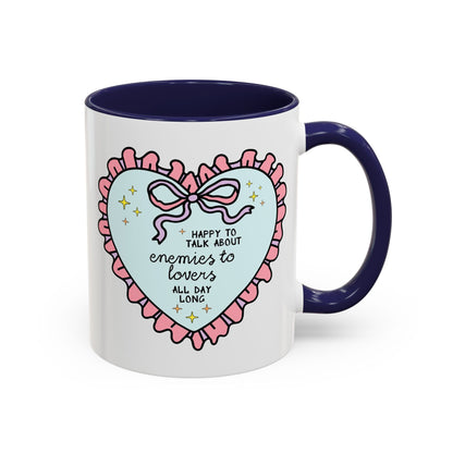 Happy to Talk About Enemies to Lovers All Day Long Coffee Mug - Starry Skies Austin