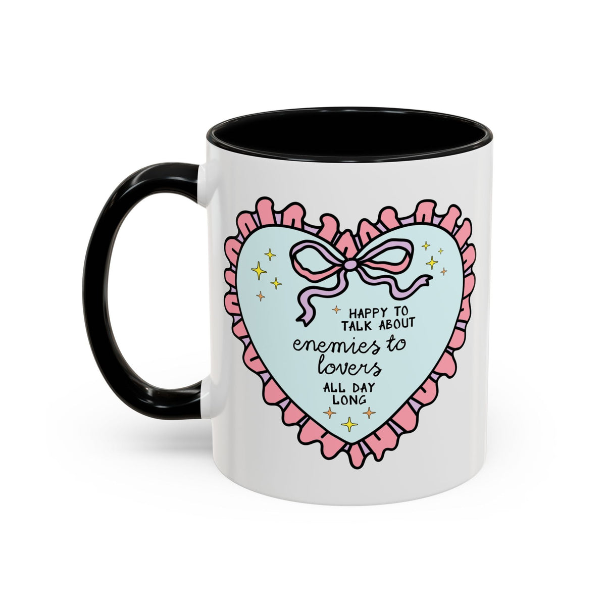 Happy to Talk About Enemies to Lovers All Day Long Coffee Mug - Starry Skies Austin