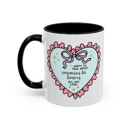 Happy to Talk About Enemies to Lovers All Day Long Coffee Mug - Starry Skies Austin