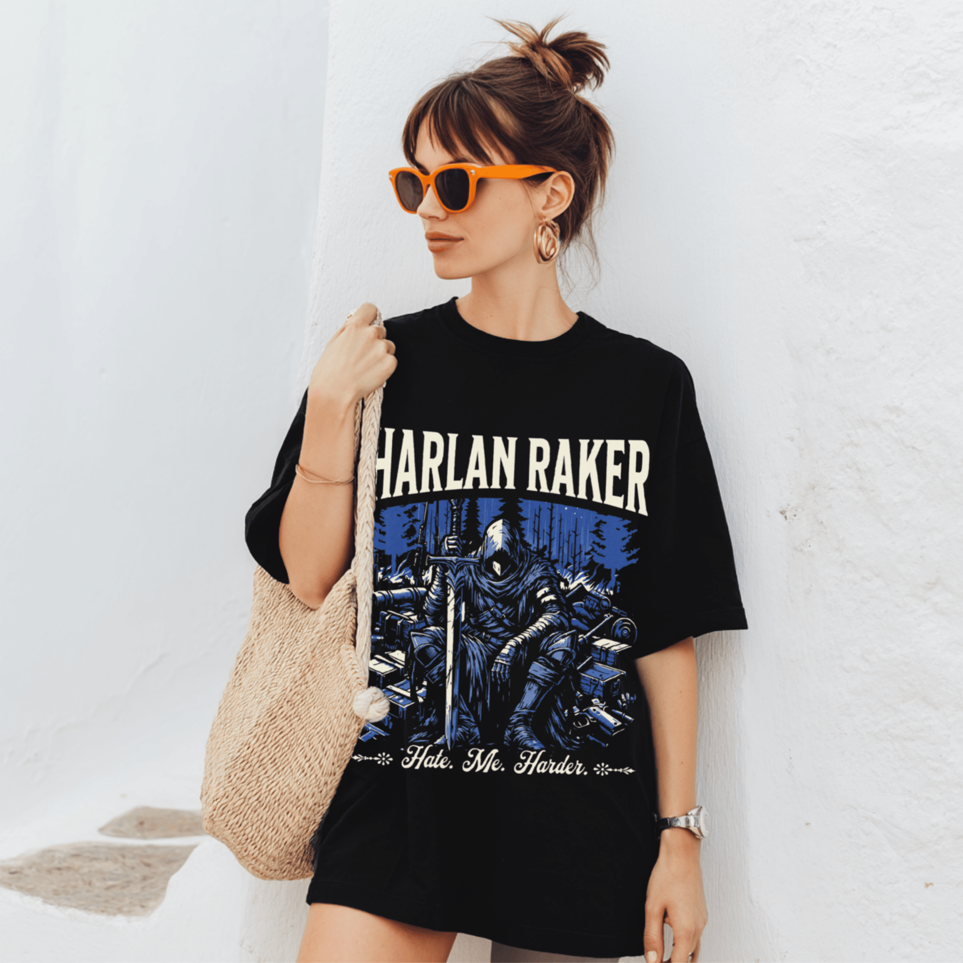Hate Me Harder Comfort Colors Tee - Starry Skies Austin
