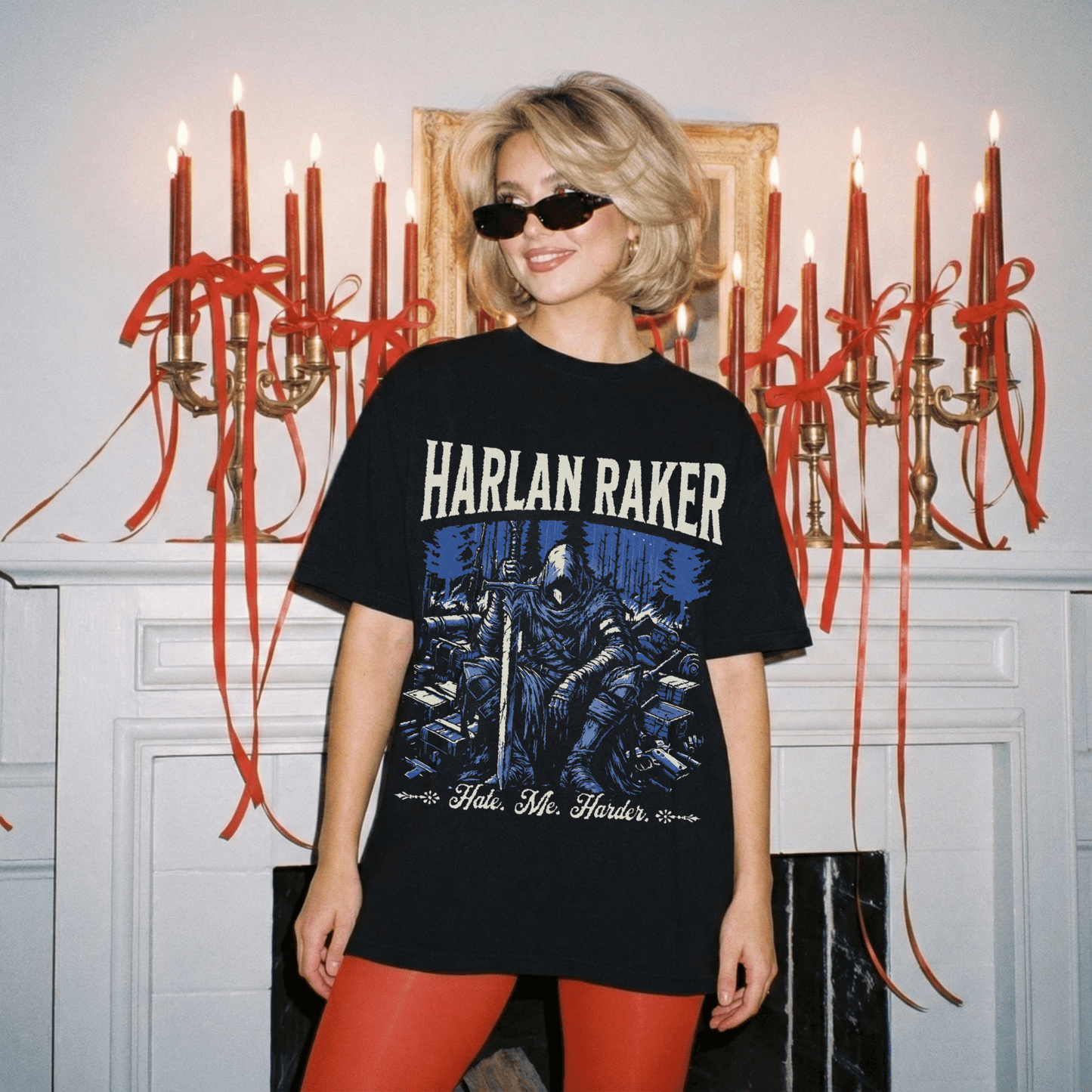 Hate Me Harder Comfort Colors Tee - Starry Skies Austin