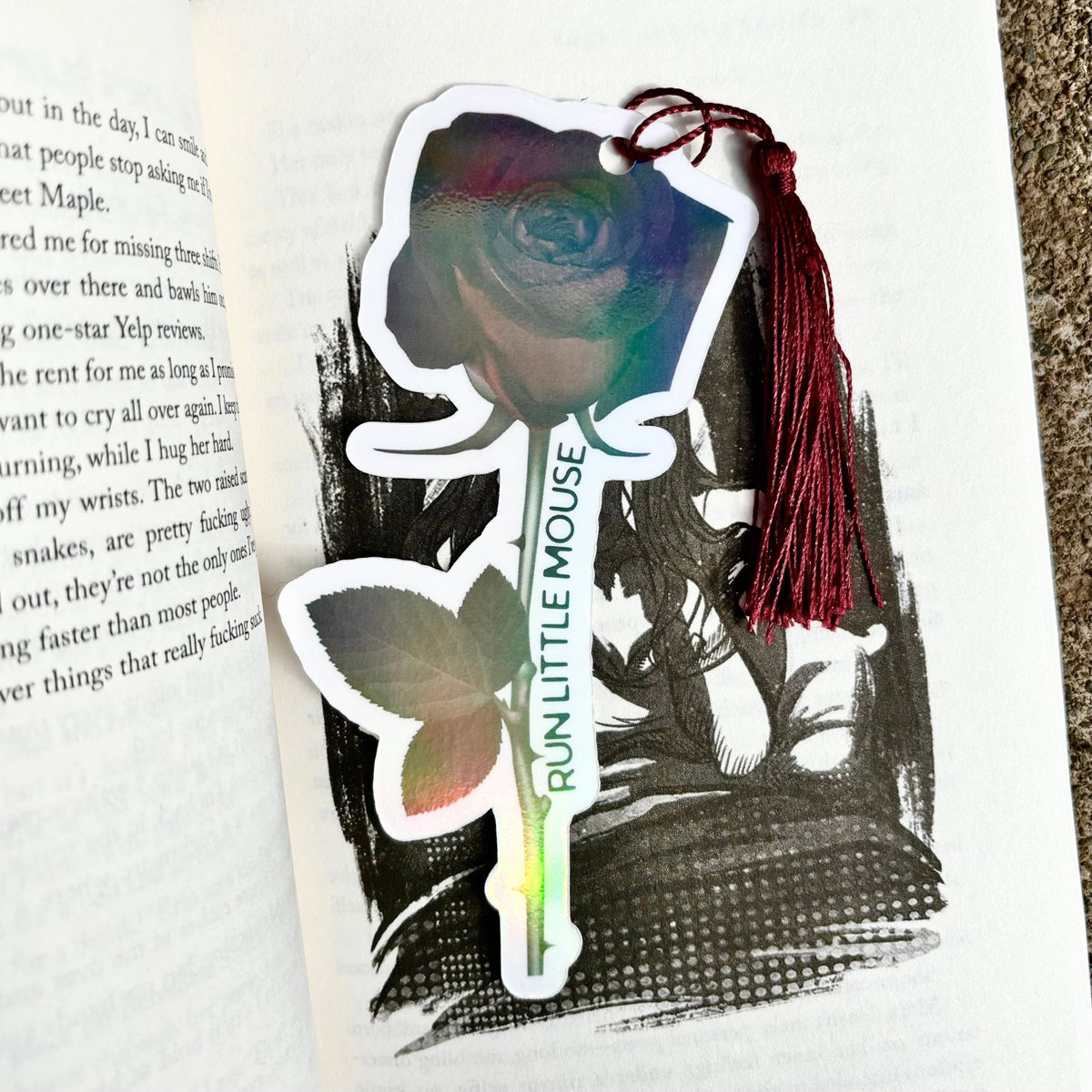 Haunting Adeline Rose Smut Cardstock Bookmark - Starry Skies Austin
