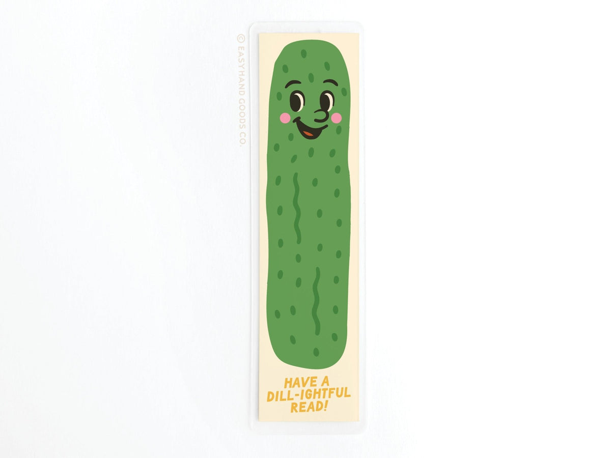 Have a Dill-ightful Read Pickle Laminated Bookmark - Starry Skies Austin