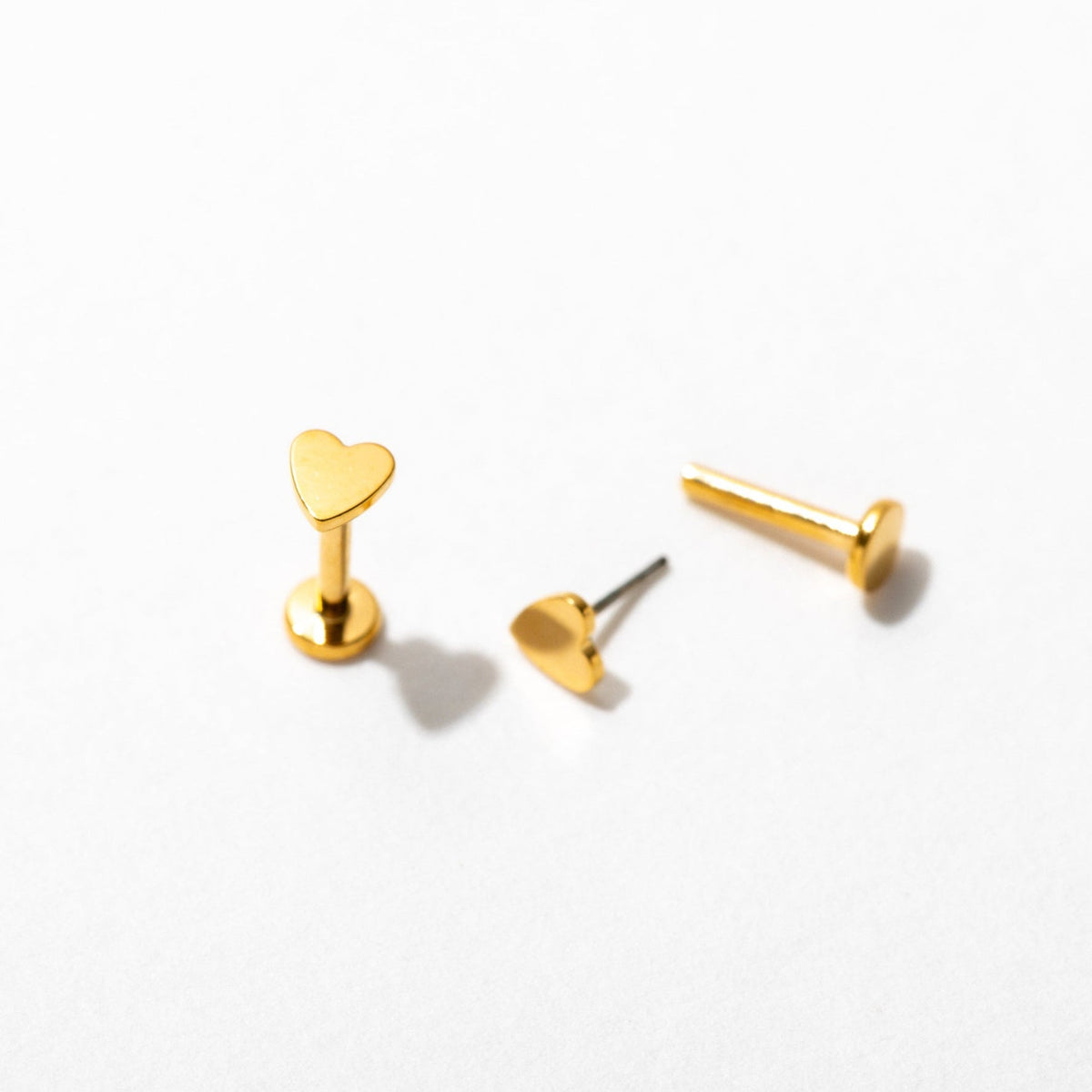 Heart Flat Back Studs - Starry Skies Austin