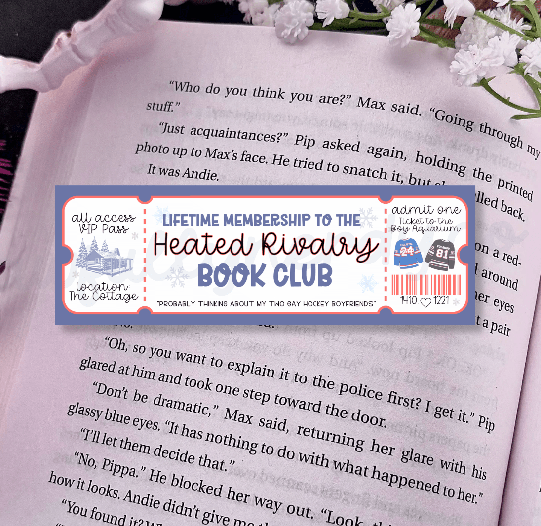 Heated Rivalry Book Club Bookmark - Starry Skies Austin