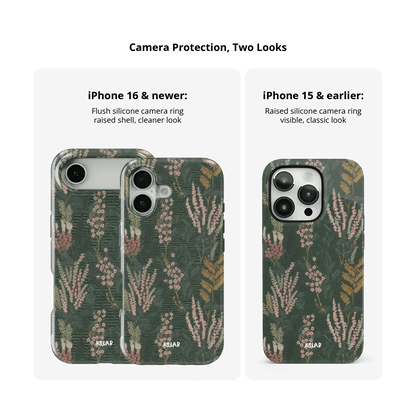 Heather & Hearth | Dark Academia Floral iPhone Case - Starry Skies Austin