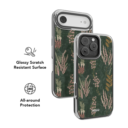 Heather & Hearth | Dark Academia Floral iPhone Case - Starry Skies Austin