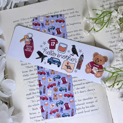 Hello Brother Dual-Sided Cardstock Bookmark - Starry Skies Austin