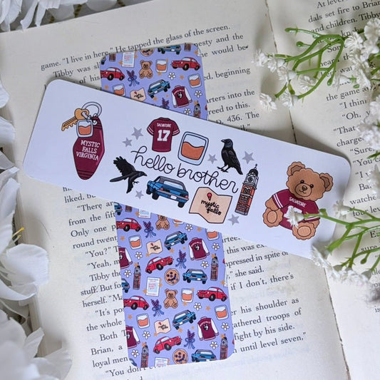 Hello Brother Dual-Sided Cardstock Bookmark - Starry Skies Austin