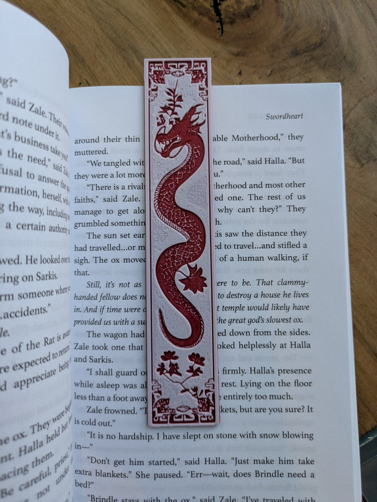 Heraldic Dragon Bookmark Set – Medieval Bestiary Art for Book Lovers - Starry Skies Austin