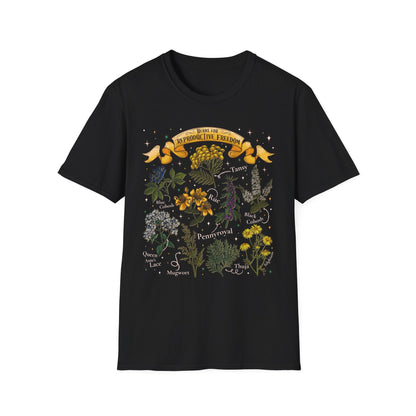 Herbs for Reproductive Freedom Softstyle Tee - Starry Skies Austin