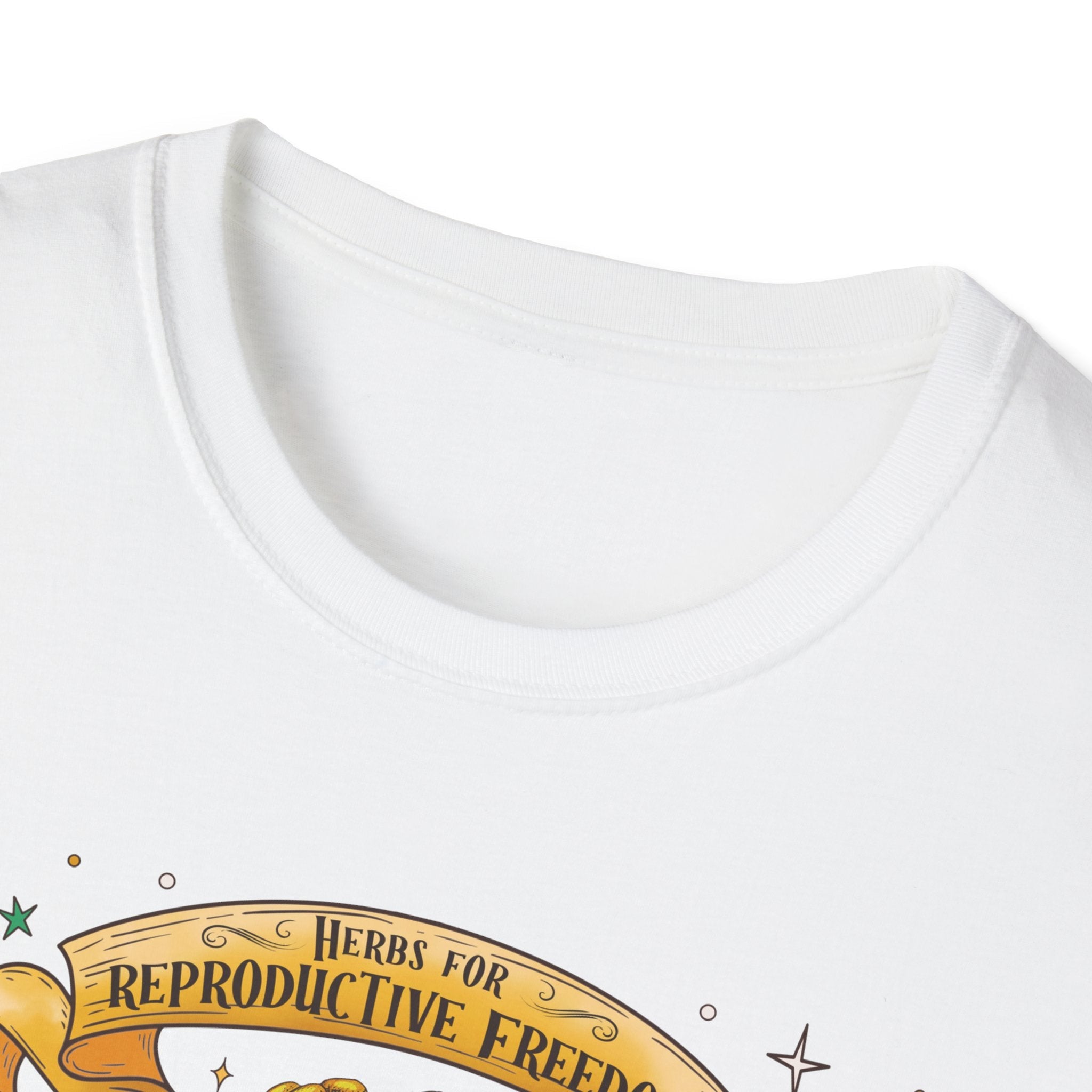 Herbs for Reproductive Freedom Softstyle Tee - Starry Skies Austin
