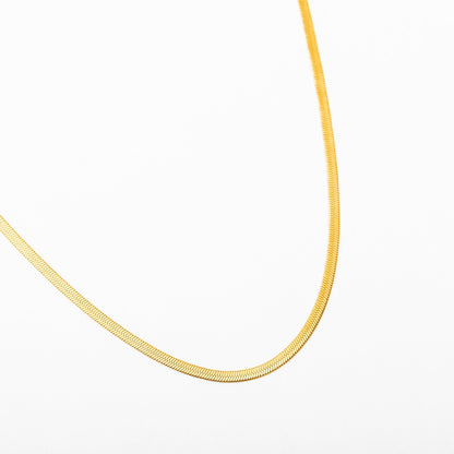 Herringbone Chain Necklace - Starry Skies Austin