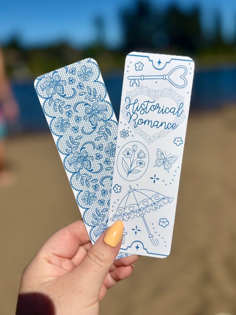 Historical Romance Dual-Sided Matte Cardstock Bookmark - Starry Skies Austin