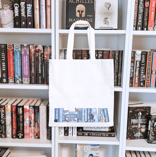 Hockey Bookshelf Double-Sided Sublimated Canvas Tote Bag - Starry Skies Austin
