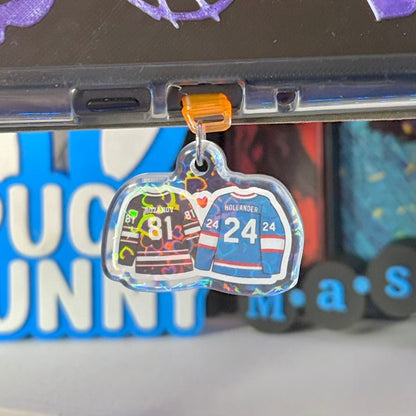 Hockey Boys USB-C Kindle Charm - Starry Skies Austin