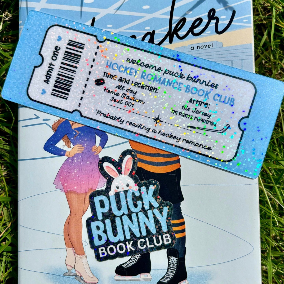 Hockey Romance Book Club Cardstock Bookmark - Starry Skies Austin