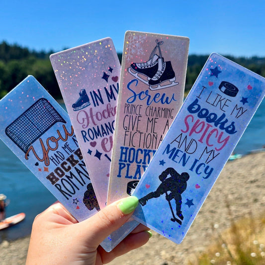 Hockey Romance Cardstock Bookmark Bundle - Starry Skies Austin