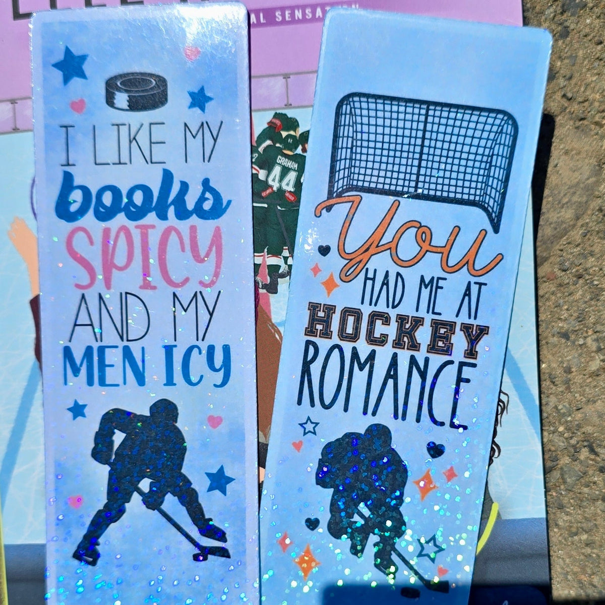 Hockey Romance Cardstock Bookmark Bundle - Starry Skies Austin
