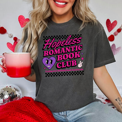 Hopeless Romantic Book Club Comfort Colors Heavyweight Shirt - Starry Skies Austin