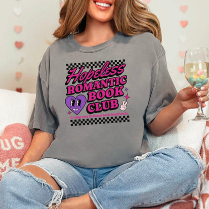 Hopeless Romantic Book Club Comfort Colors Heavyweight Shirt - Starry Skies Austin