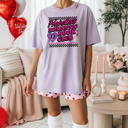 Hopeless Romantic Book Club Comfort Colors Heavyweight Shirt - Starry Skies Austin