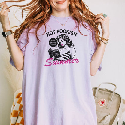 Hot Bookish Summer Heavyweight Comfort Colors Shirt - Starry Skies Austin
