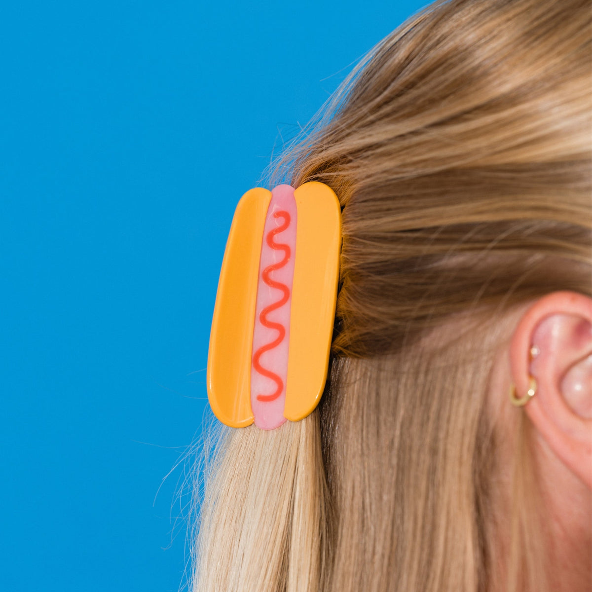 Hot Dog Hair Claw - Starry Skies Austin