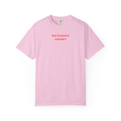 Hot Feminist Summer Tee Shirt - Starry Skies Austin