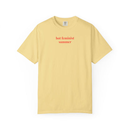 Hot Feminist Summer Tee Shirt - Starry Skies Austin
