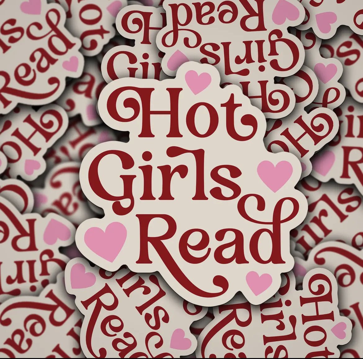 "Hot Girls Read" Sticker - Starry Skies Austin
