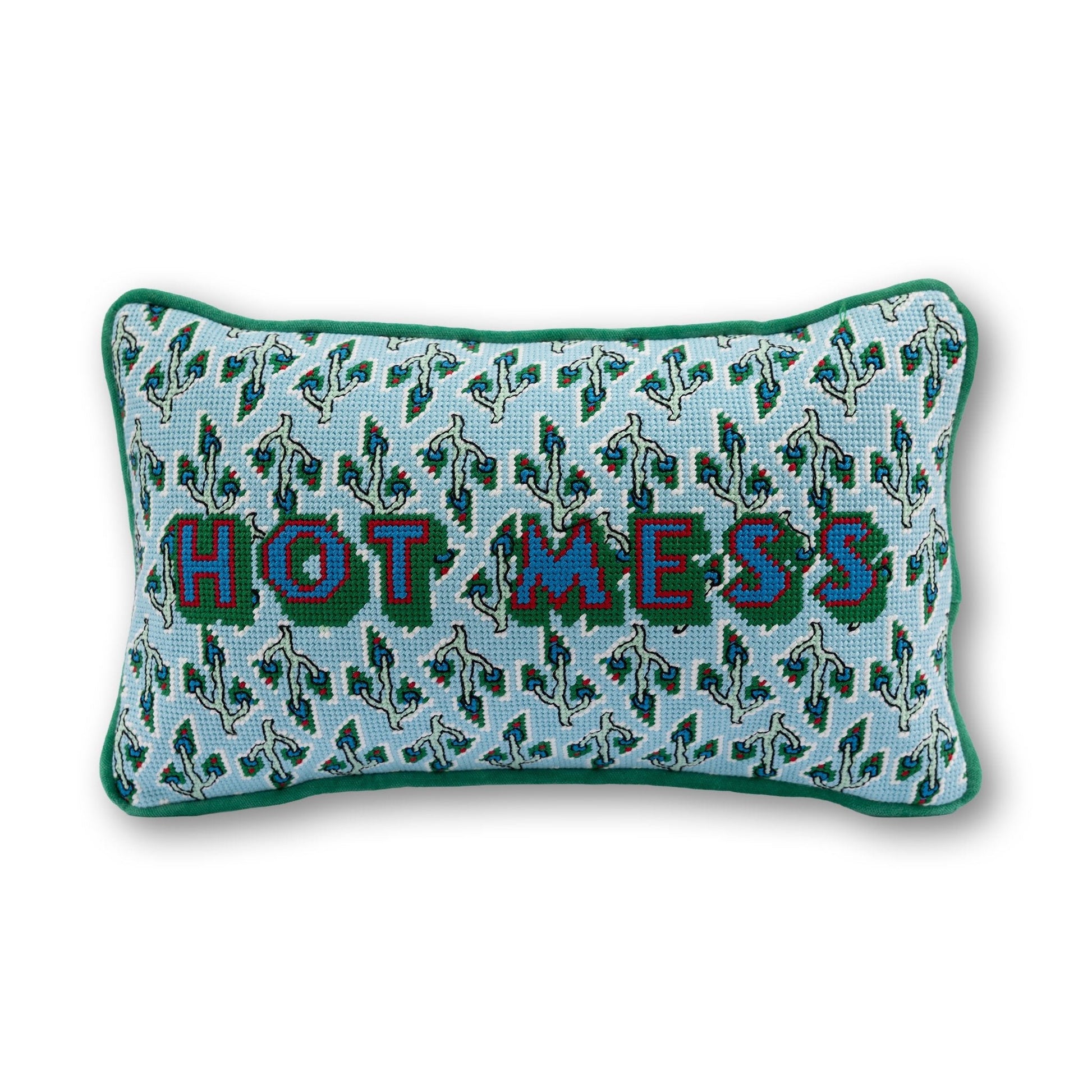 Hot Mess Needlepoint Pillow - Starry Skies Austin
