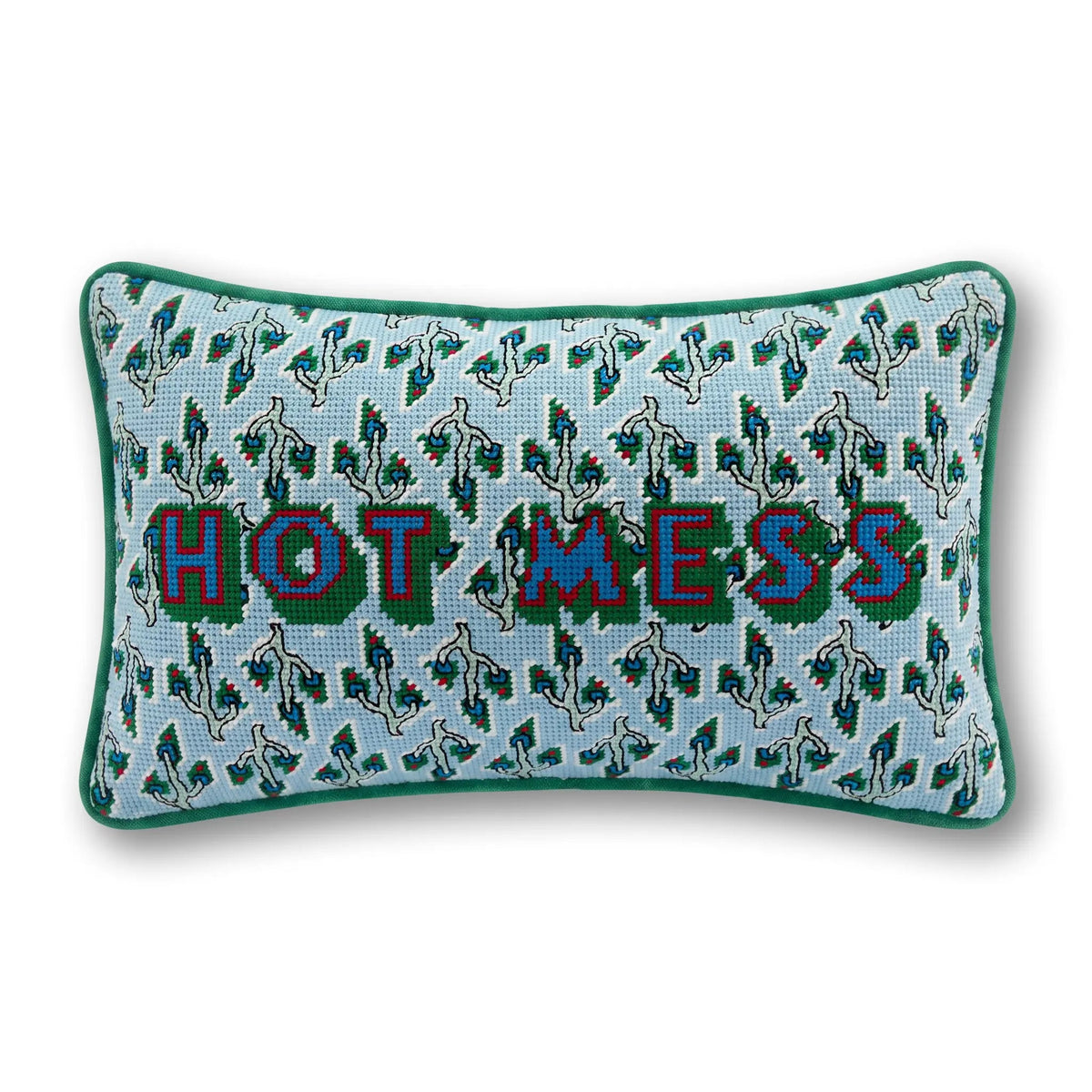 Hot Mess Needlepoint Pillow - Starry Skies Austin