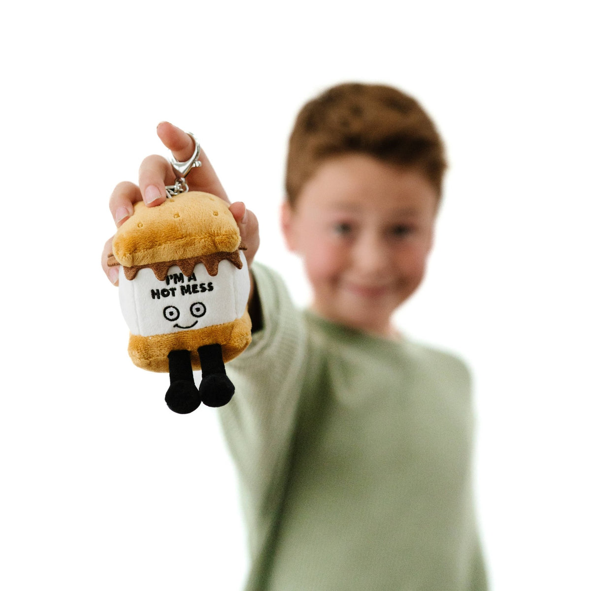 Hot Mess S'mores Plush Bag Charm - Starry Skies Austin